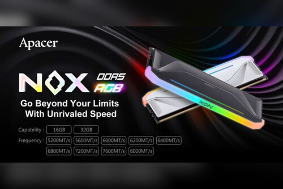 Apacer Luncurkan "NOX RGB DDR5 Gaming Memory" bagi "Pro Gamers"