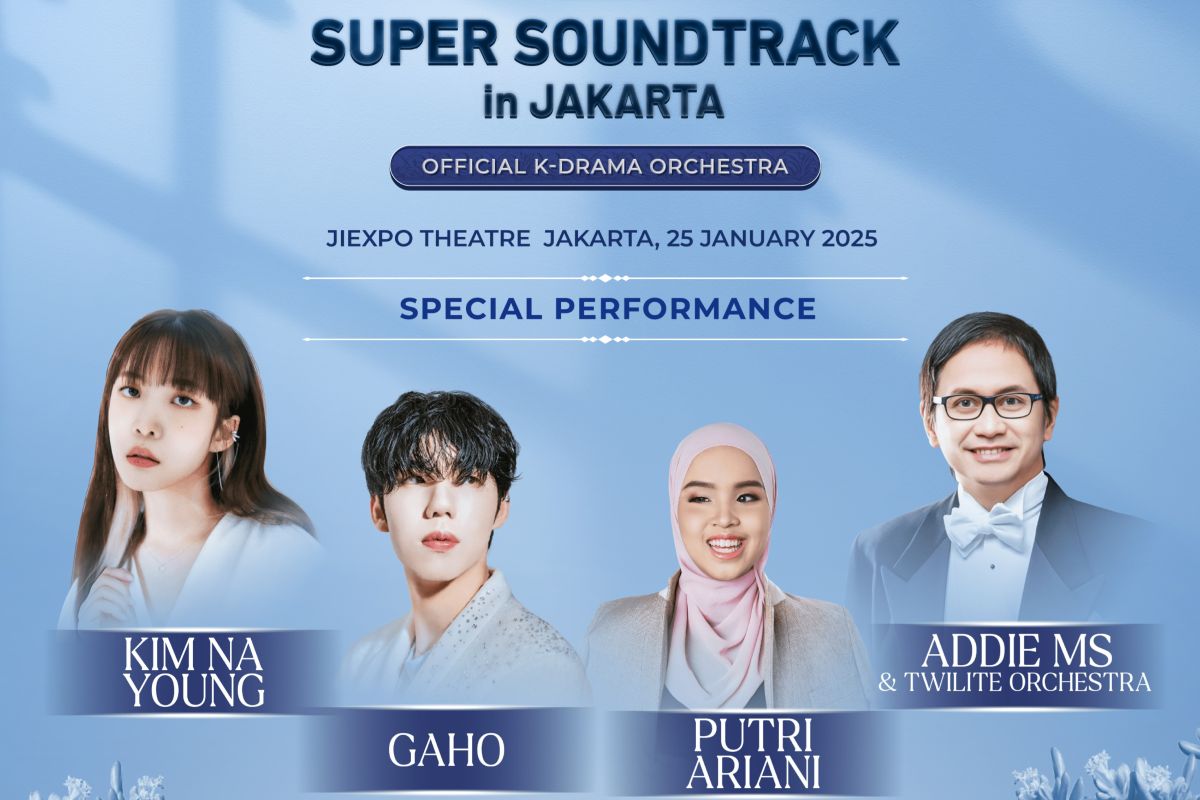 Pertunjukan "Super Soundtrack in Jakarta" bakal digelar Januari 2025