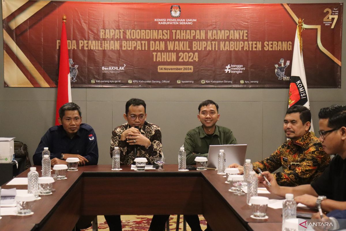 Jaga kondusifitas, KPU Kabupaten Serang perketat aturan debat kedua pilkada