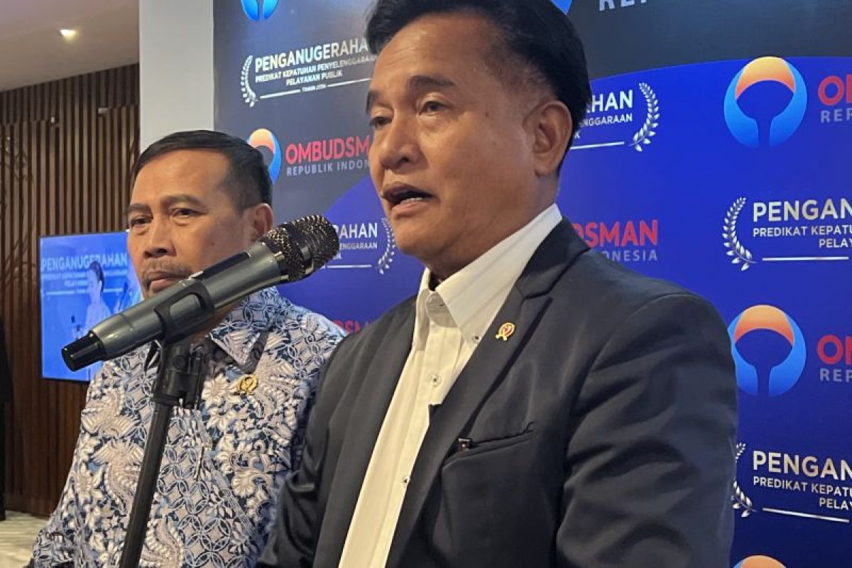 Menko Yusril sambut positif rencana DPR bentuk Panja Pemasyarakatan