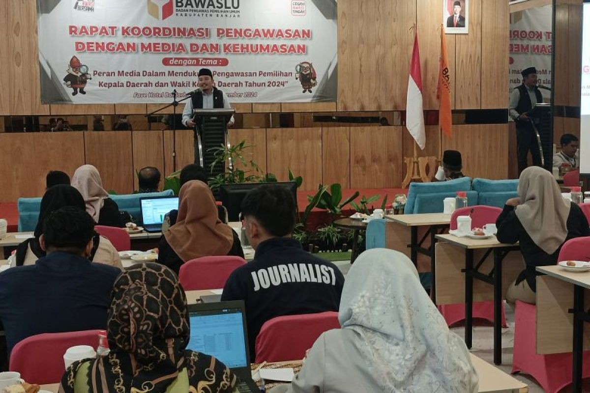 Bawaslu Banjar sinergi bersama media sukseskan pilkada