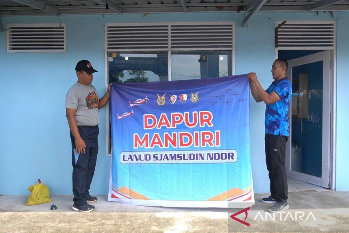 Lanud Sjamsudin Noor dirikan dapur mandiri sediakan makan bergizi gratis