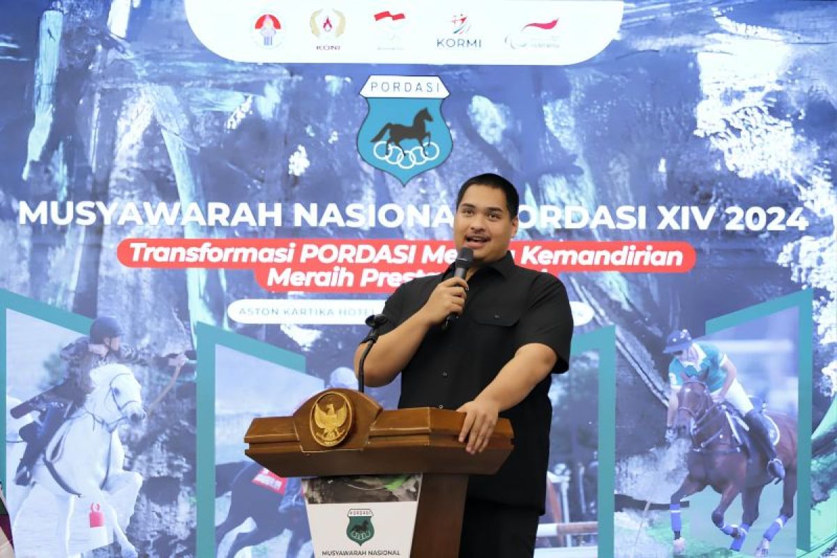 Menpora berharap olahraga berkuda bersatu di Munas Pordasi XIV