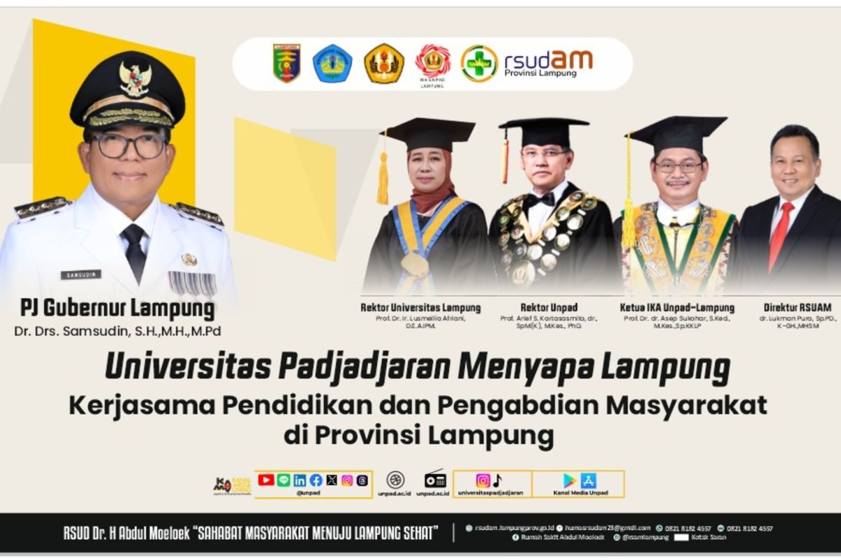 Unila tuan rumah "Universitas Padjajaran Menyapa Lampung"