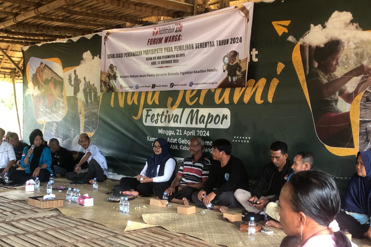 Bawaslu Bangka libatkan masyarakat adat awasi Pilkada 2024