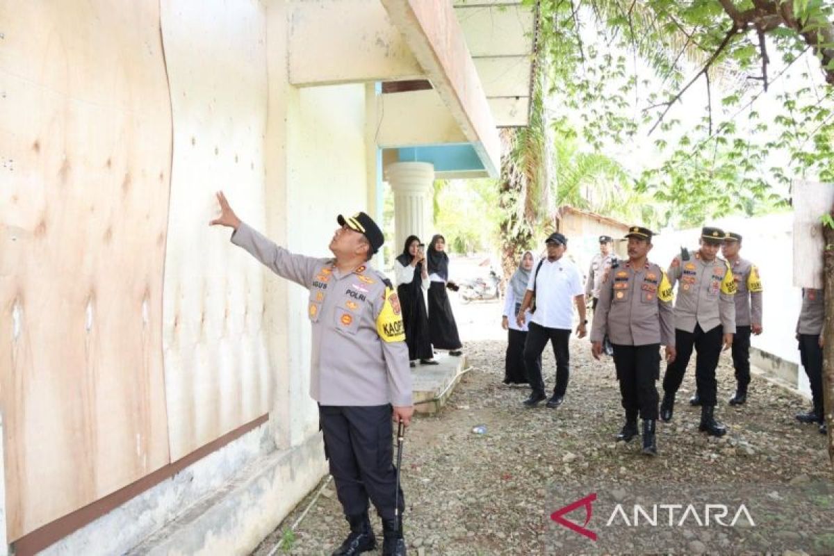 Kapolres Abdya cek gudang logistik PPK di sembilan kecamatan