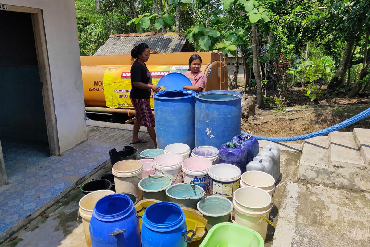 Hujan merata, BPBD Cilacap setop penyaluran bantuan air bersih