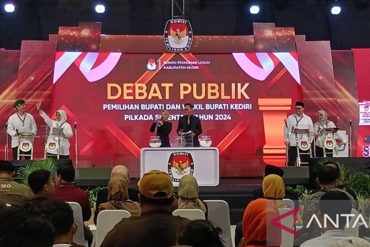 KPU Kediri sebut debat publik untuk penajaman visi misi pasangan calon