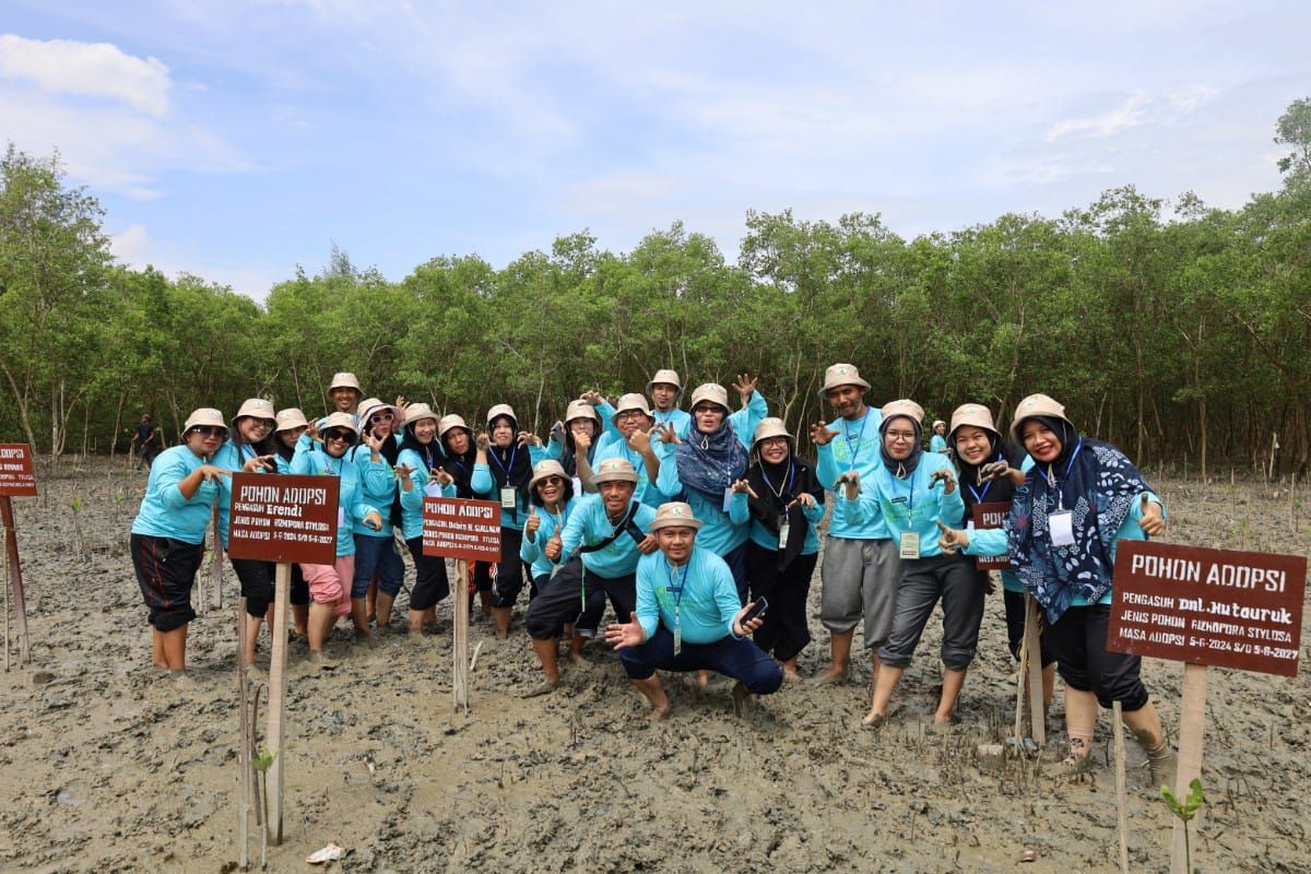 BRGM edukasi mangrove pada guru bentuk karakter siswa  cinta lingkungan