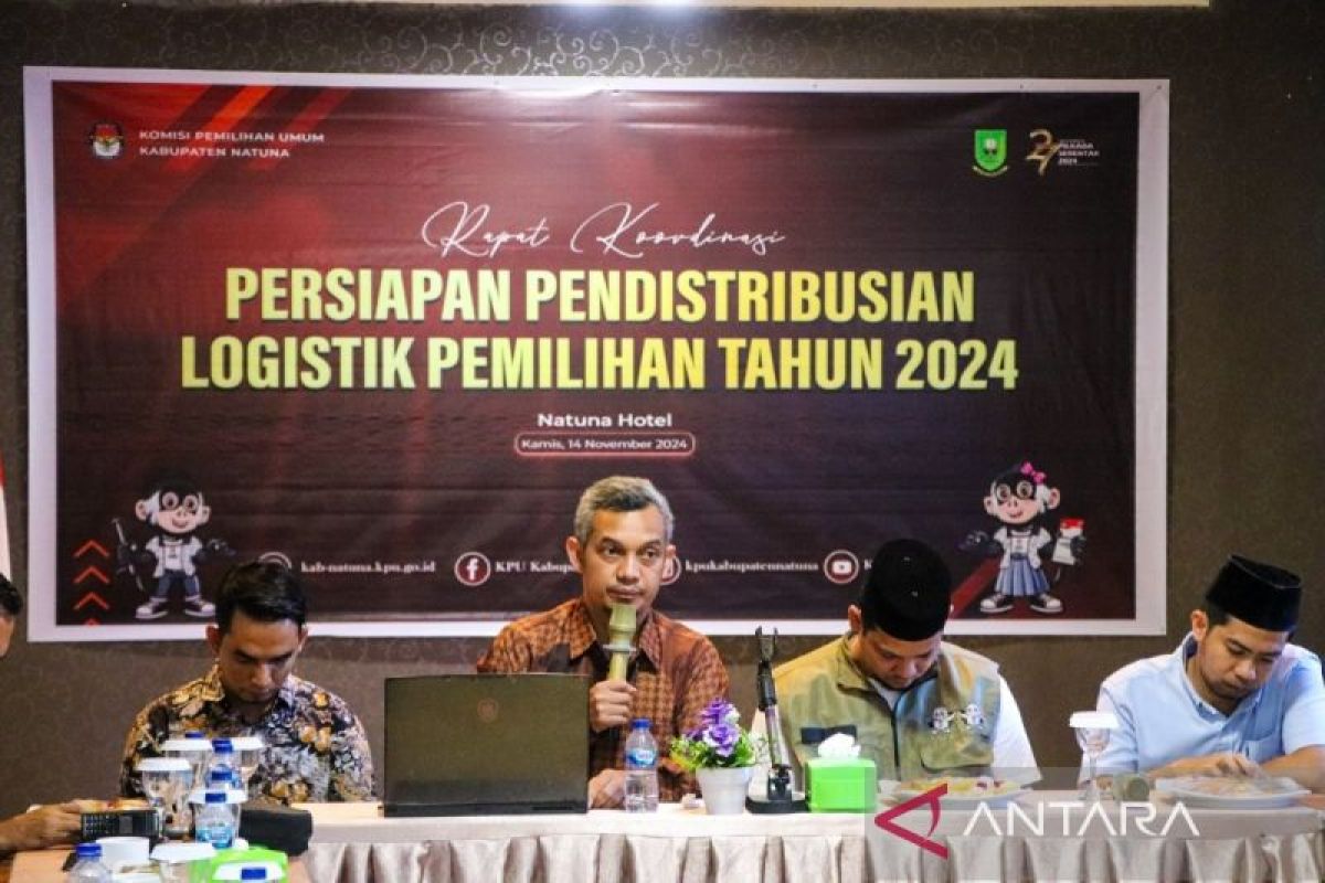 KPU Natuna Kepri percepat distribusi logistik pilkada ke enam kecamatan