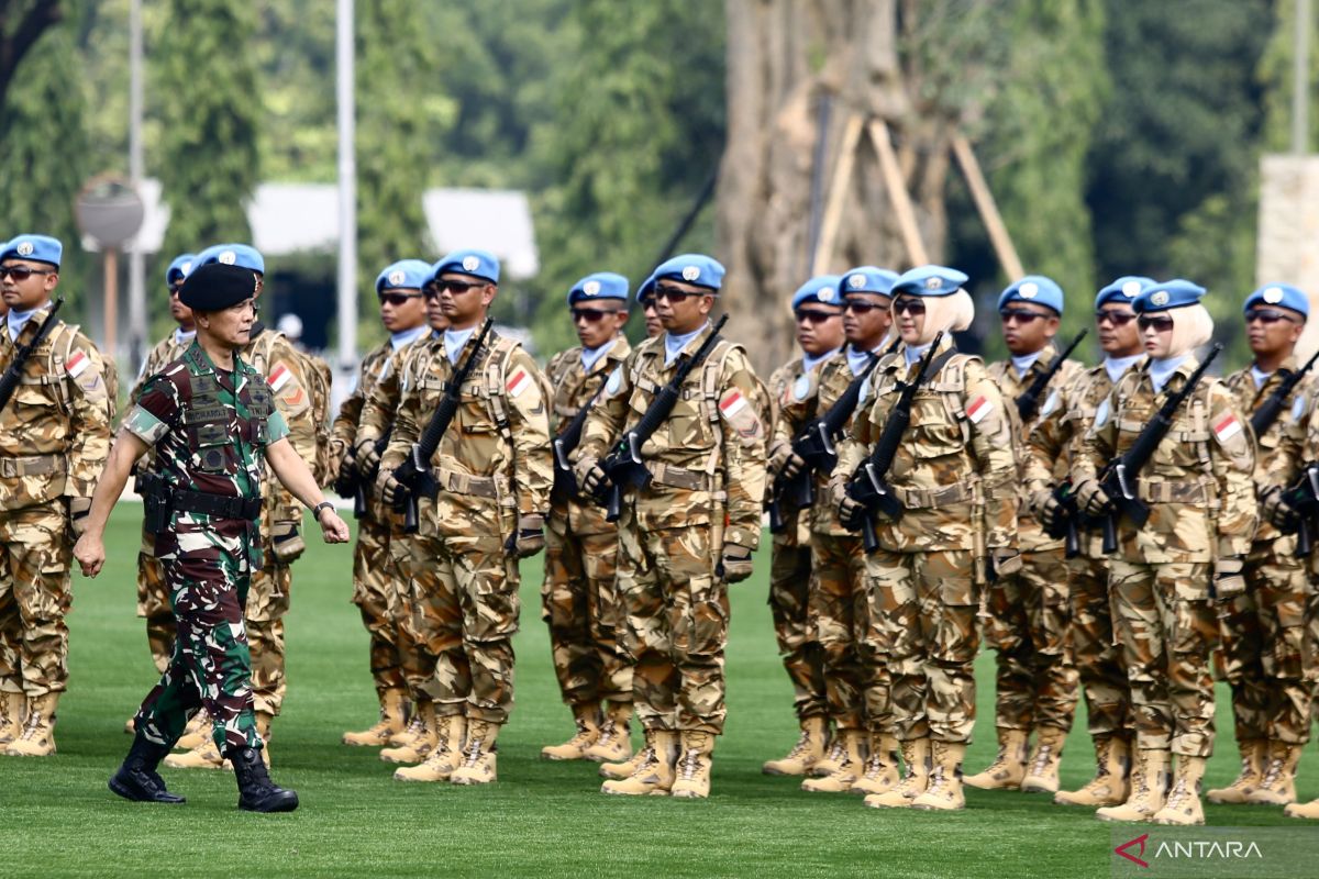 240 prajurit siap bertugas bersama pasukan perdamaian di Afrika Tengah