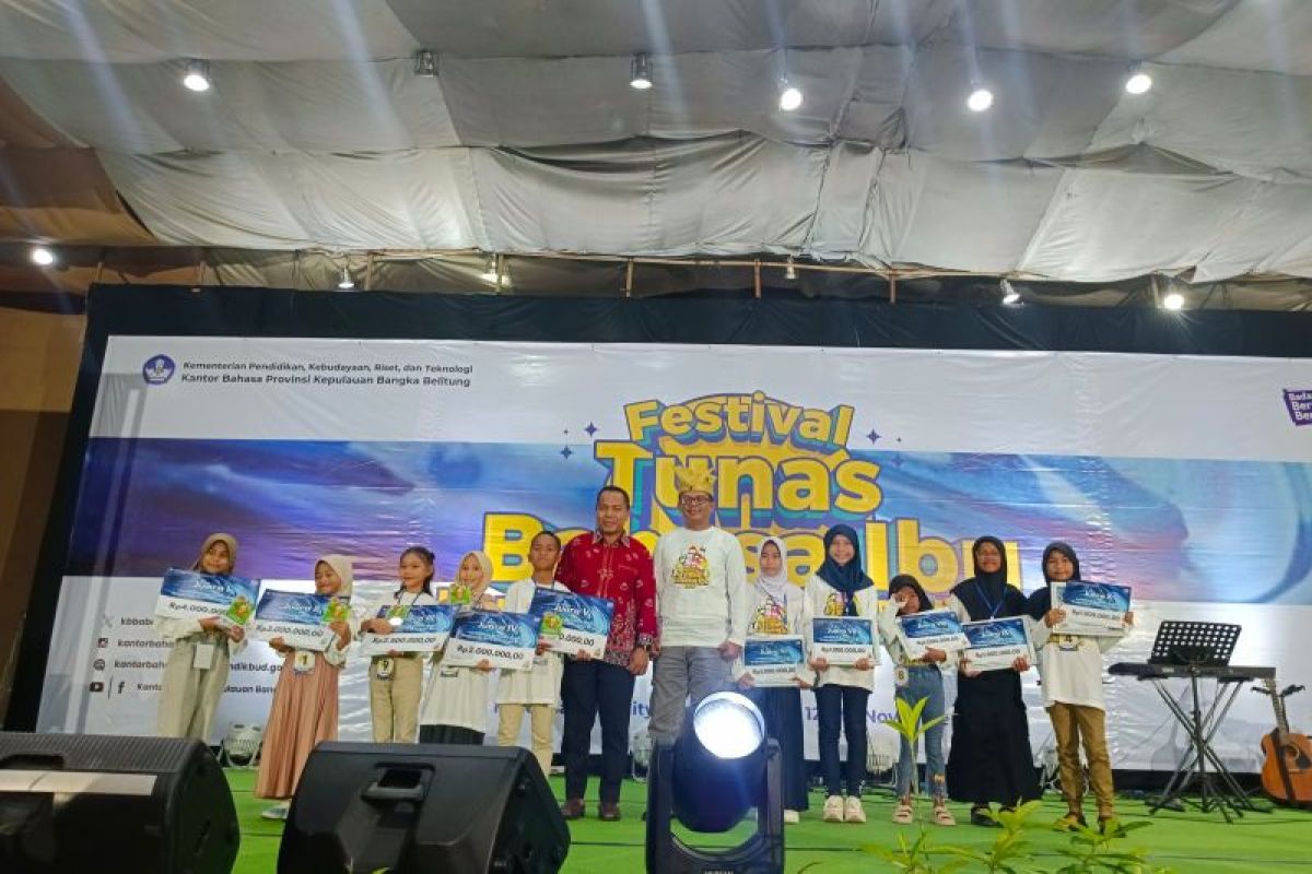 Kantor Bahasa Babel sukses gelar festival Tunas Bahasa Ibu