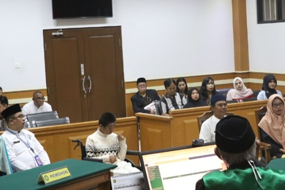 Sebanyak 24 anak binaan panti sosial dapat perwalian di Pengadilan Agama Jakbar