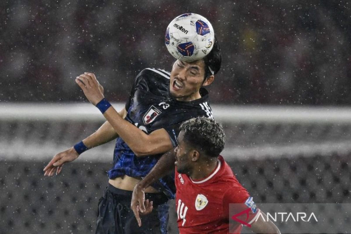 Piala Dunia 2026 - Indonesia tertinggal 0-2 dari Jepang pada babak pertama