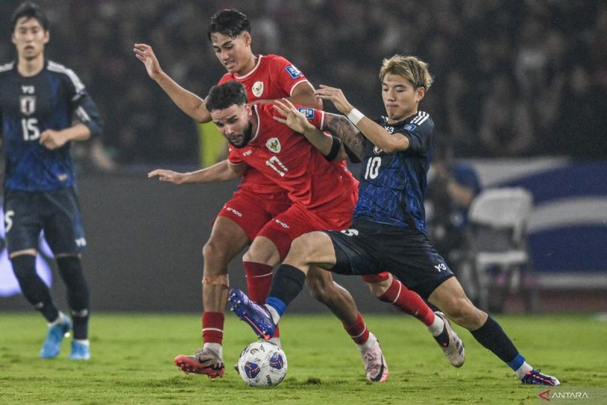 Piala Dunia 2026 - Indonesia kalah 0-4 dari Jepang