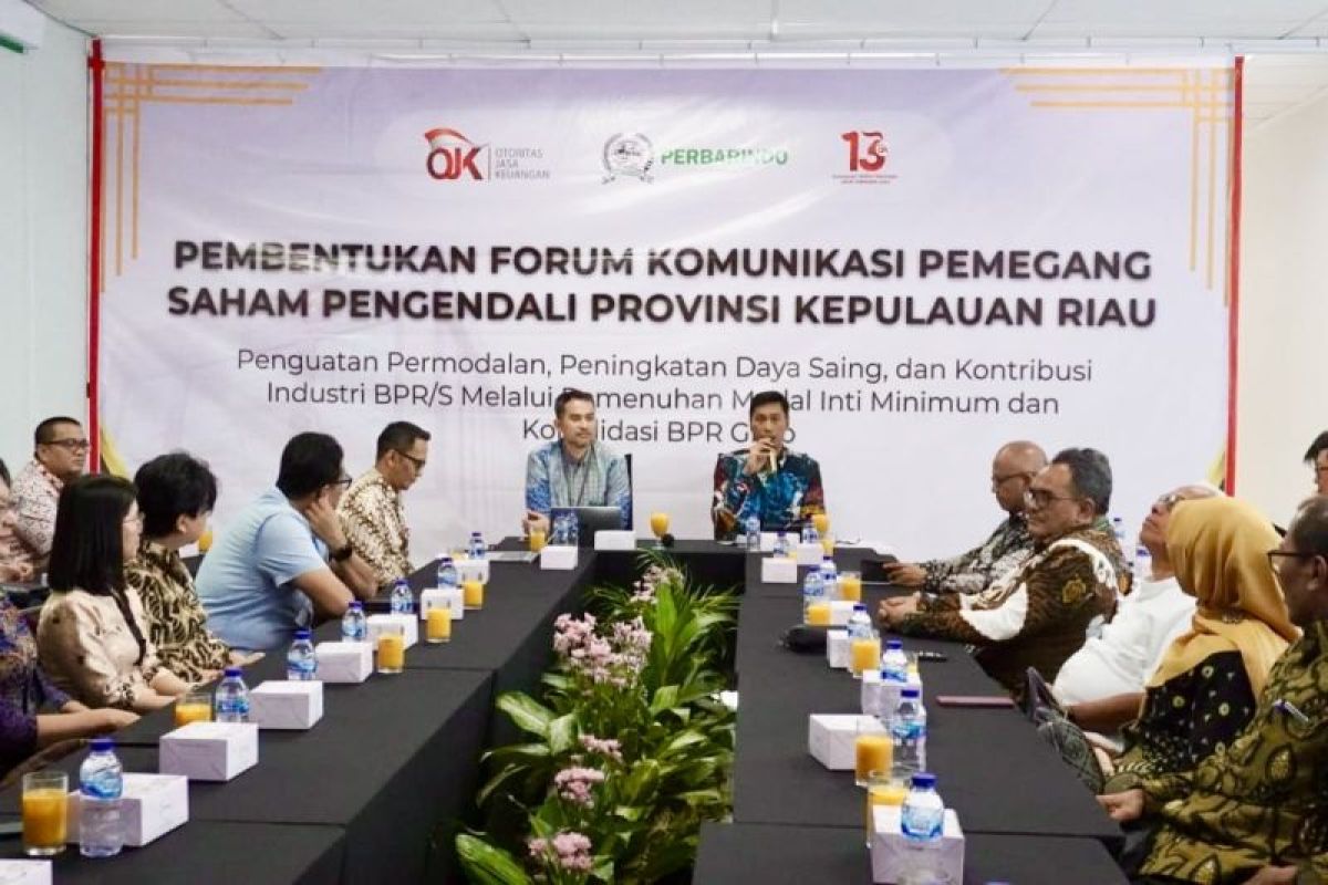 OJK Kepri dorong BPR perkuat permodalan di era digital kompetitif