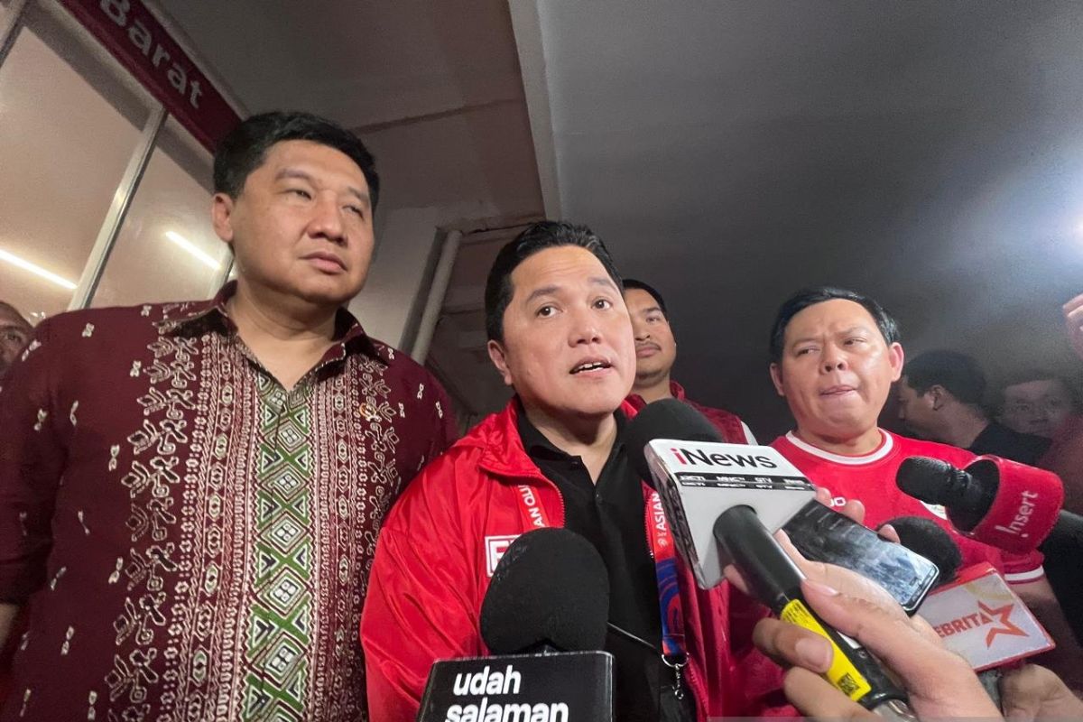 Erick Thohir minta maaf kalau timnas kalah dari Jepang