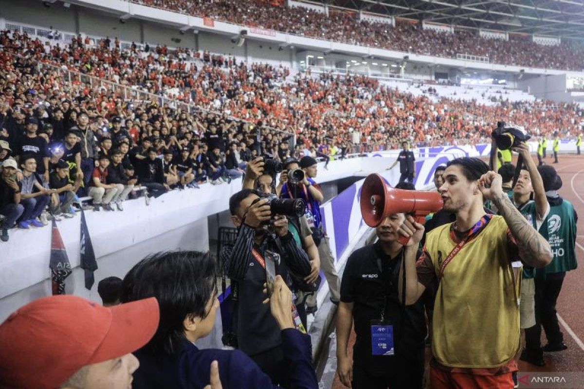 Suporter timnas Indonesia sangat luar biasa