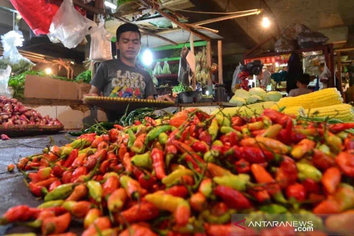 Harga cabai rawit merah naik jadi Rp43.260 per kg