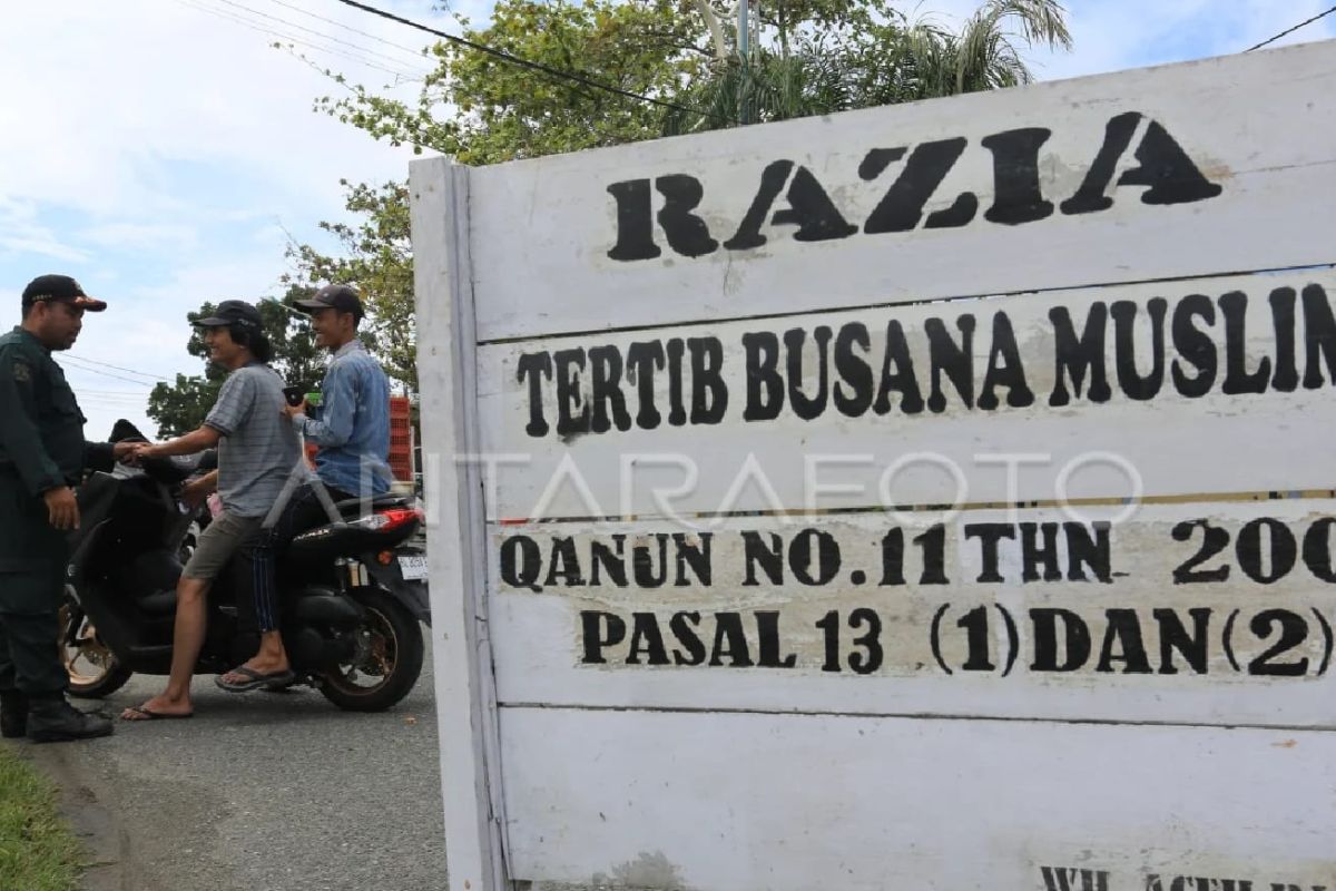 Razia syariat di Banda Aceh fokus pada empat pelanggaran, begini penjelasannya