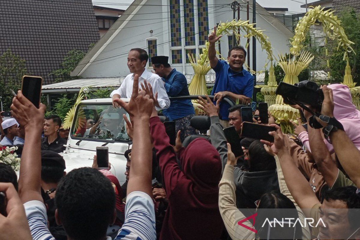 Jokowi hadiri kampanye terbuka pasangan Luthfi-Yasin