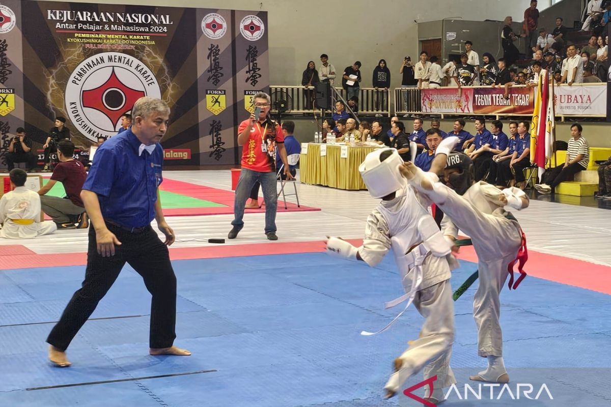 Ubaya dan Dojo Malang lakukan pembibitan atlet karate potensial melalui kejurnas