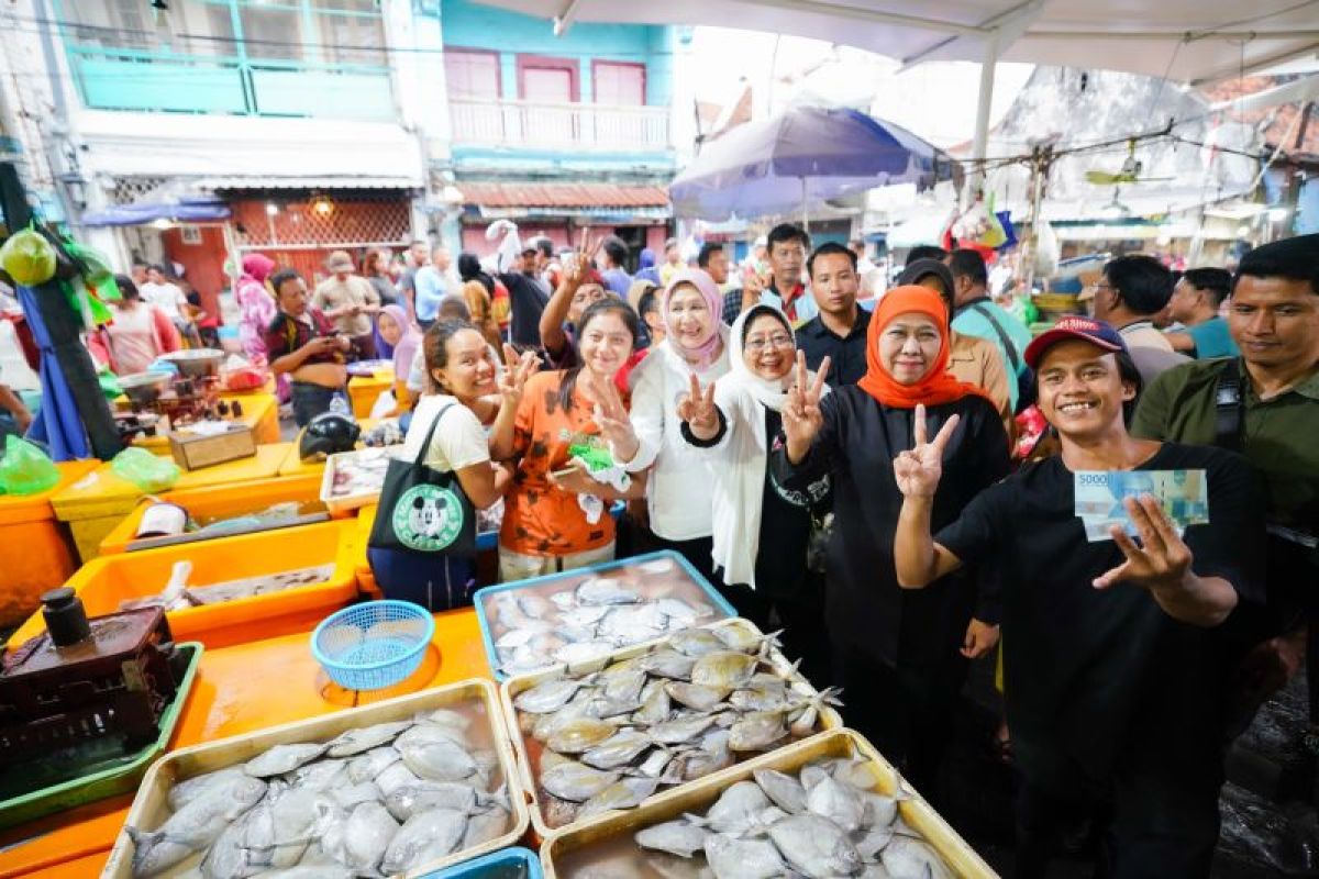 Khofifah sebut Pasar Ikan Pabean butuh peningkatan infrastruktur