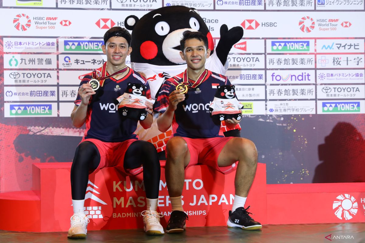 Fajar/Rian juara Kumamoto Japan Masters usai tekuk Hoki/Kobayashi