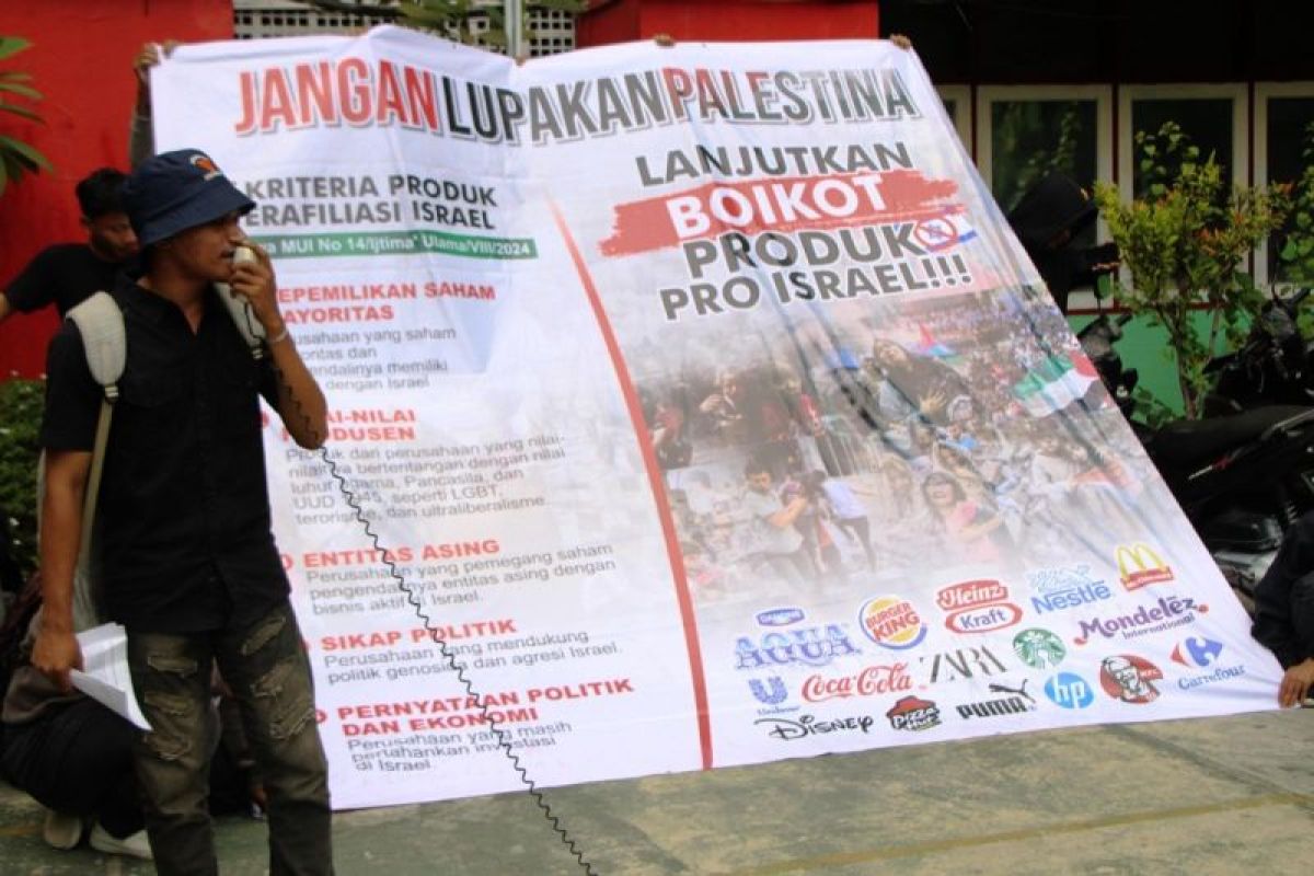 Mahasiswa serukan gerakan boikot produk terafiliasi Israel dilanjutkan