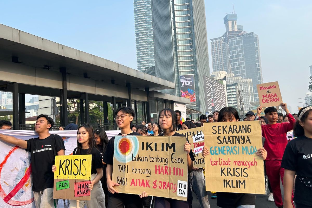 Anak-anak, orangtua berjuang untuk “Peduli Iklim, Bebas Demam Berdarah”