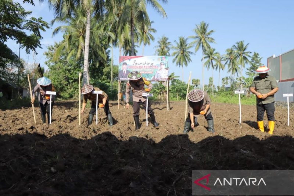 Polres Bone Bolango jalankan Asta Cita ketahanan pangan