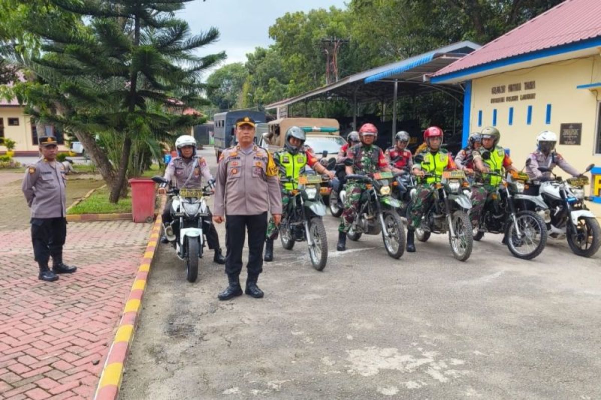 Polres Langkat patroli skala besar dalam rangka pengamanan pilkada