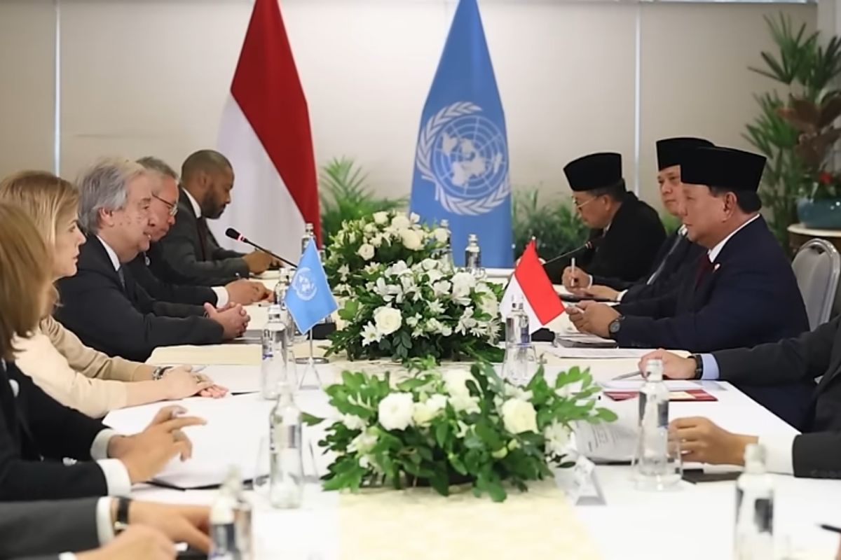 Prabowo reaffirms Indonesia's support to UN peacekeeping missions