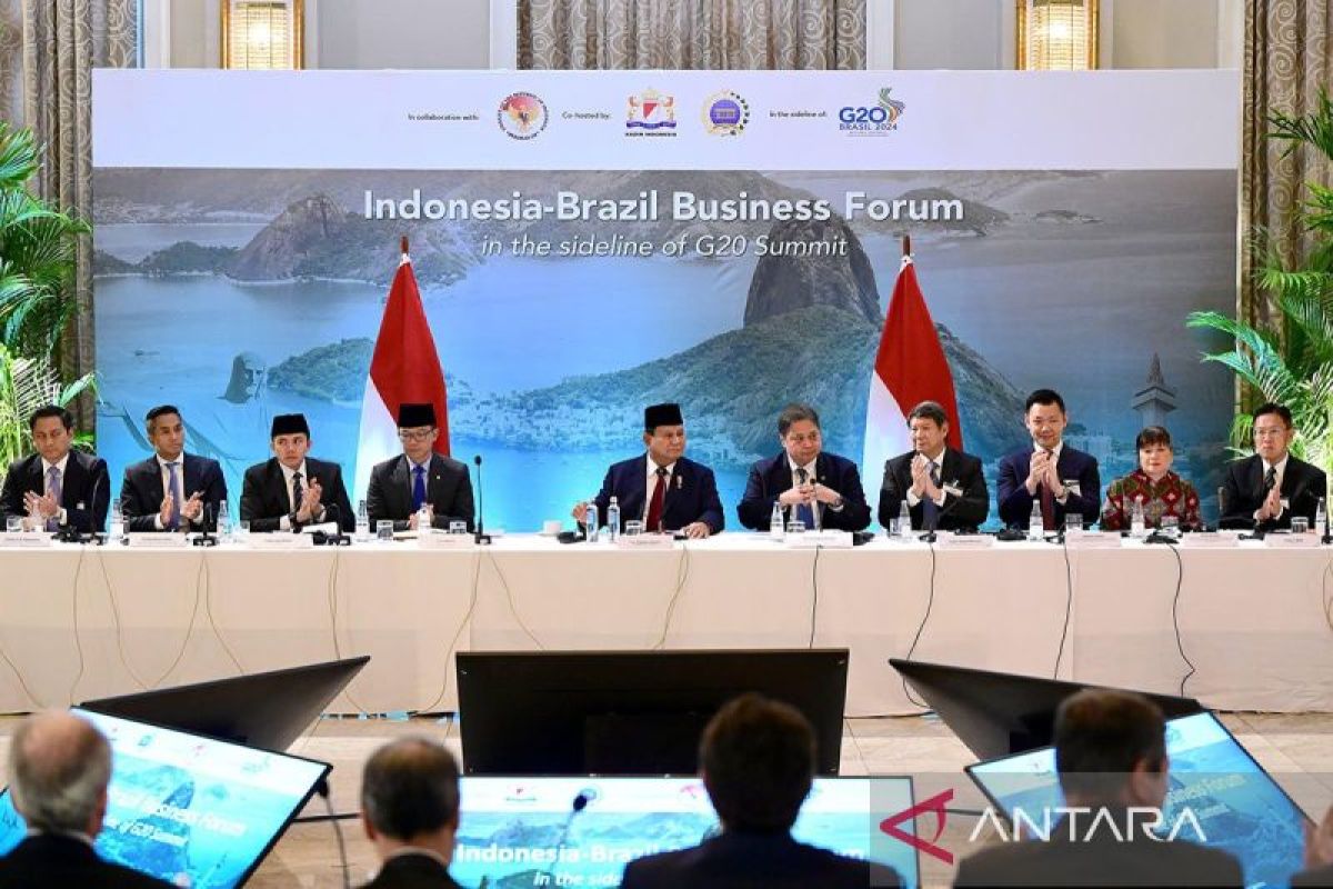 Prabowo dukung sinergi ekonomi lewat "Indonesia-Brazil Business Forum"