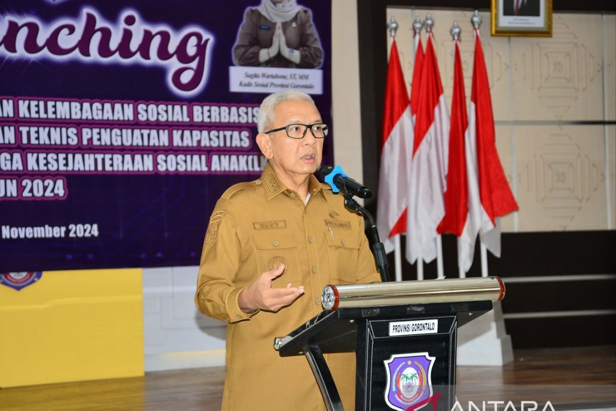 Pj Gubernur Gorontalo luncurkan aplikasi Sidak Sosial