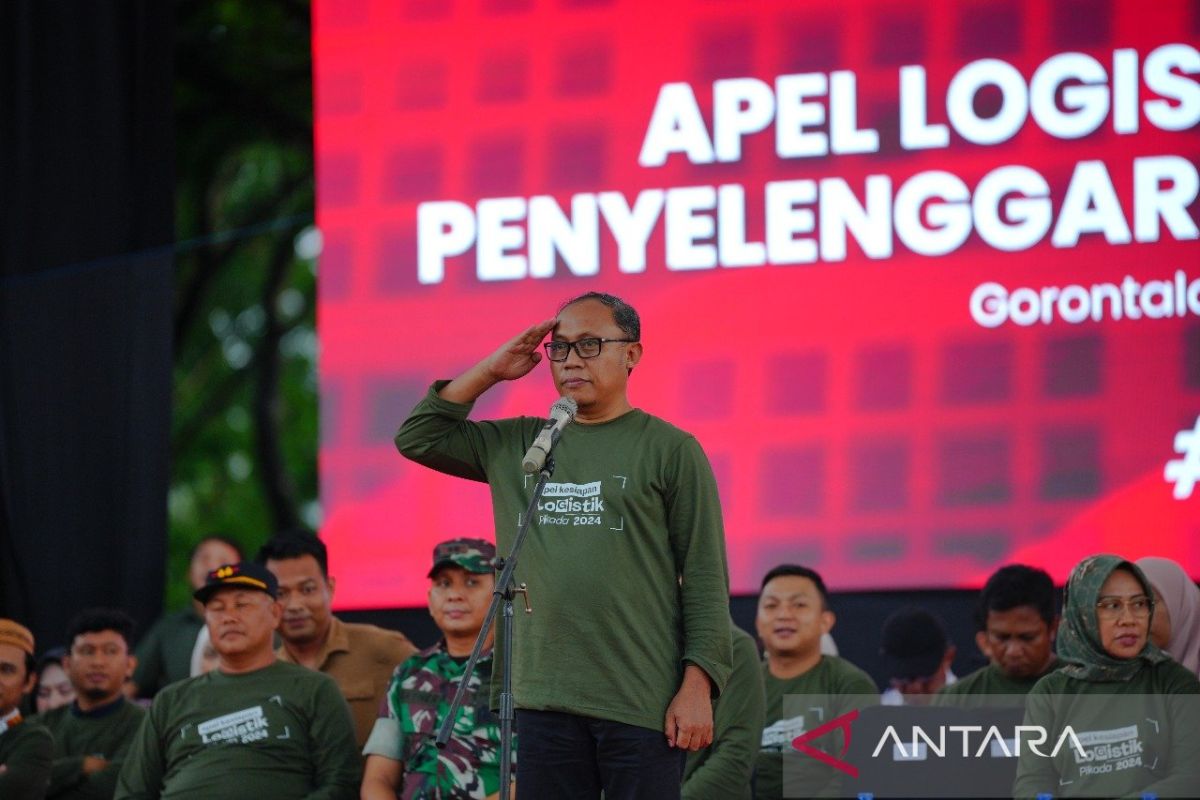 KPU Gorontalo apel logistik dan kesiapan penyelenggara pilkada