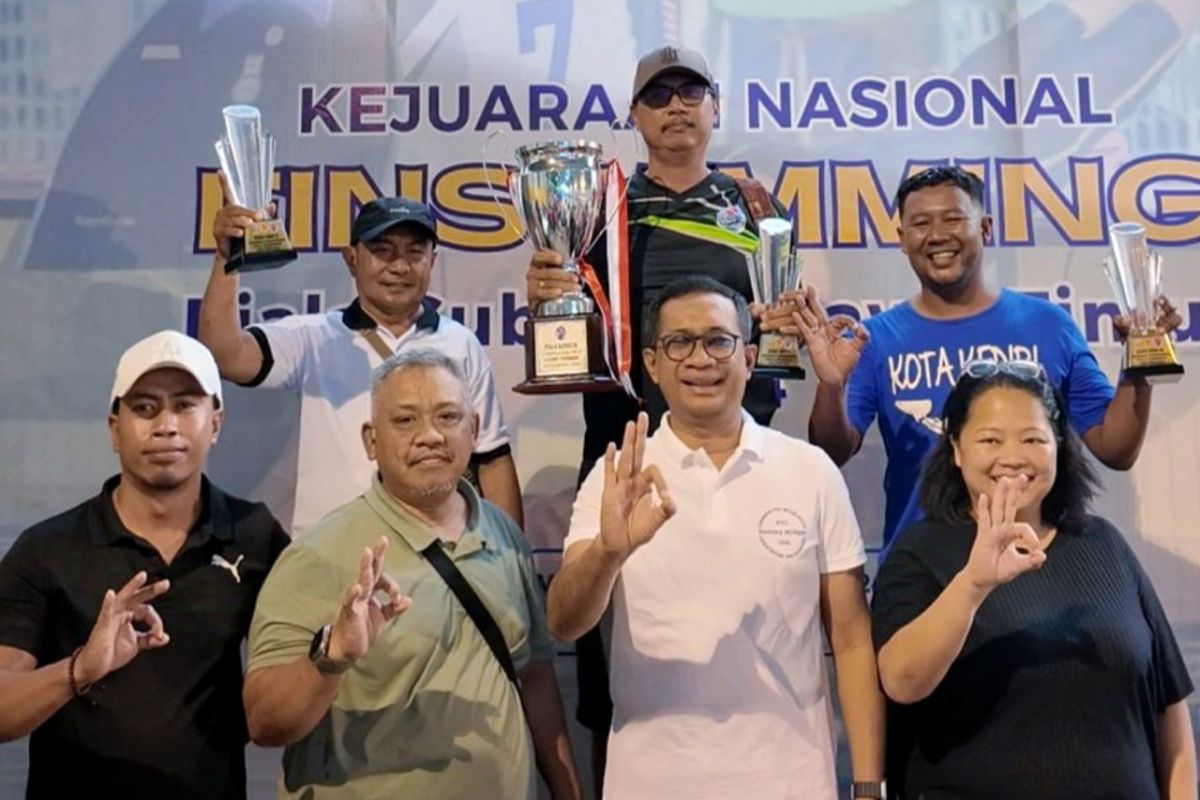 Badung raih juara umum Kejurnas Finswimming Piala Gubernur Jatim 2024