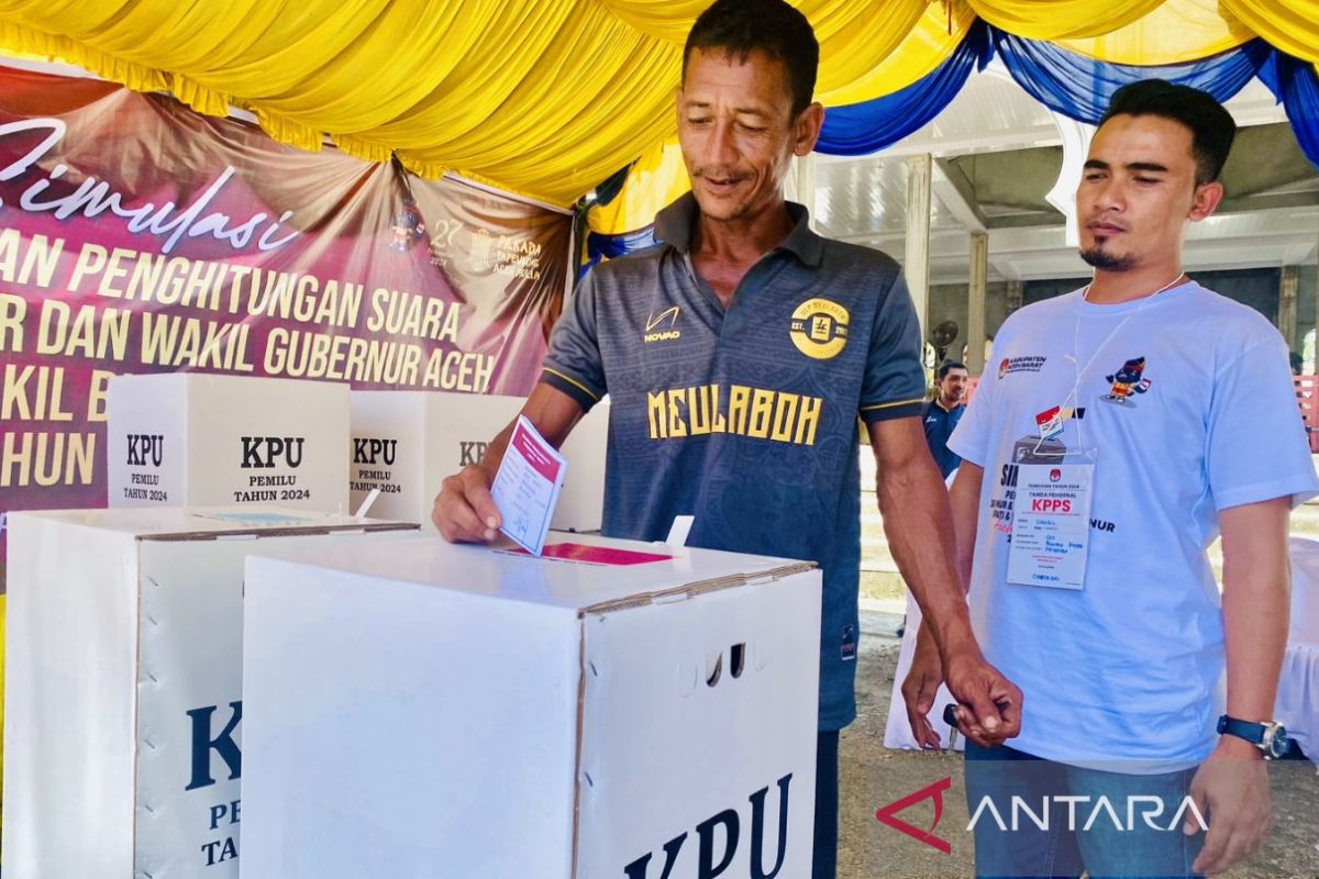 KIP Aceh Barat gelar simulasi pemungutan dan penghitungan suara, ini tujuannya