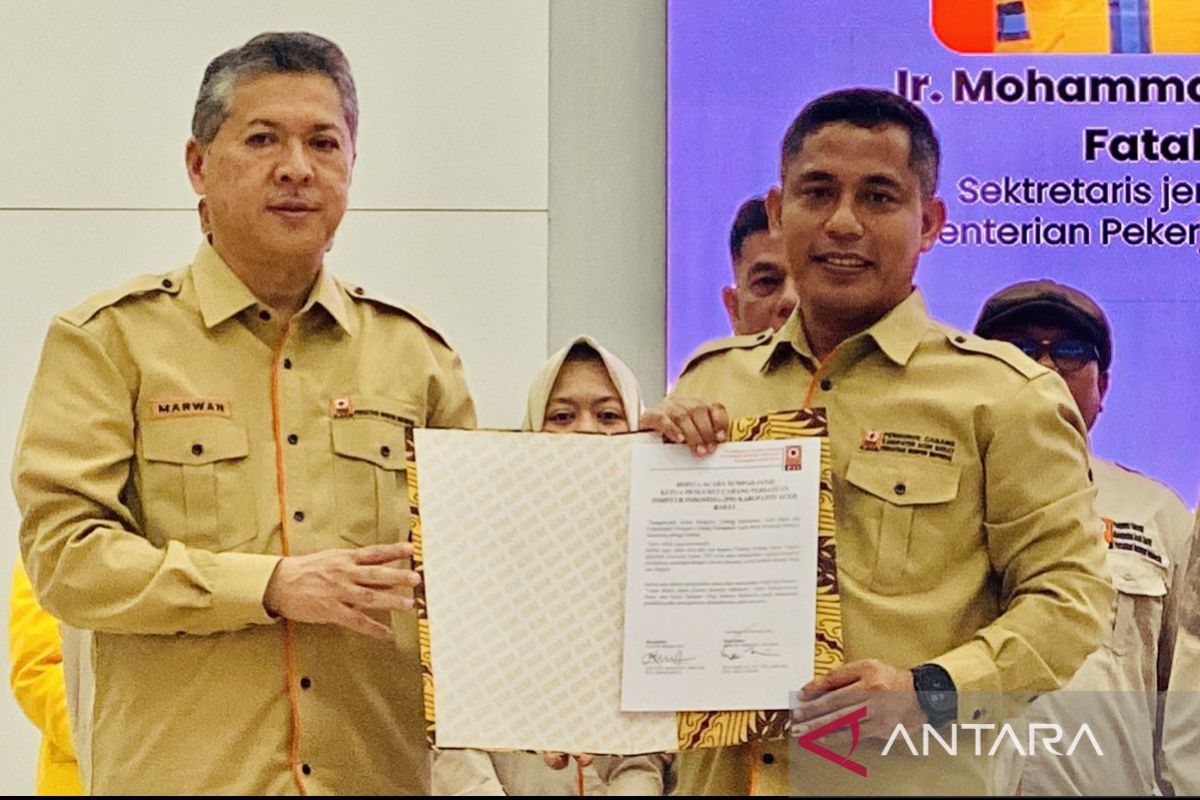 Kadis PUPR resmi jabat Ketua PII Cabang Aceh Barat 2024-2027