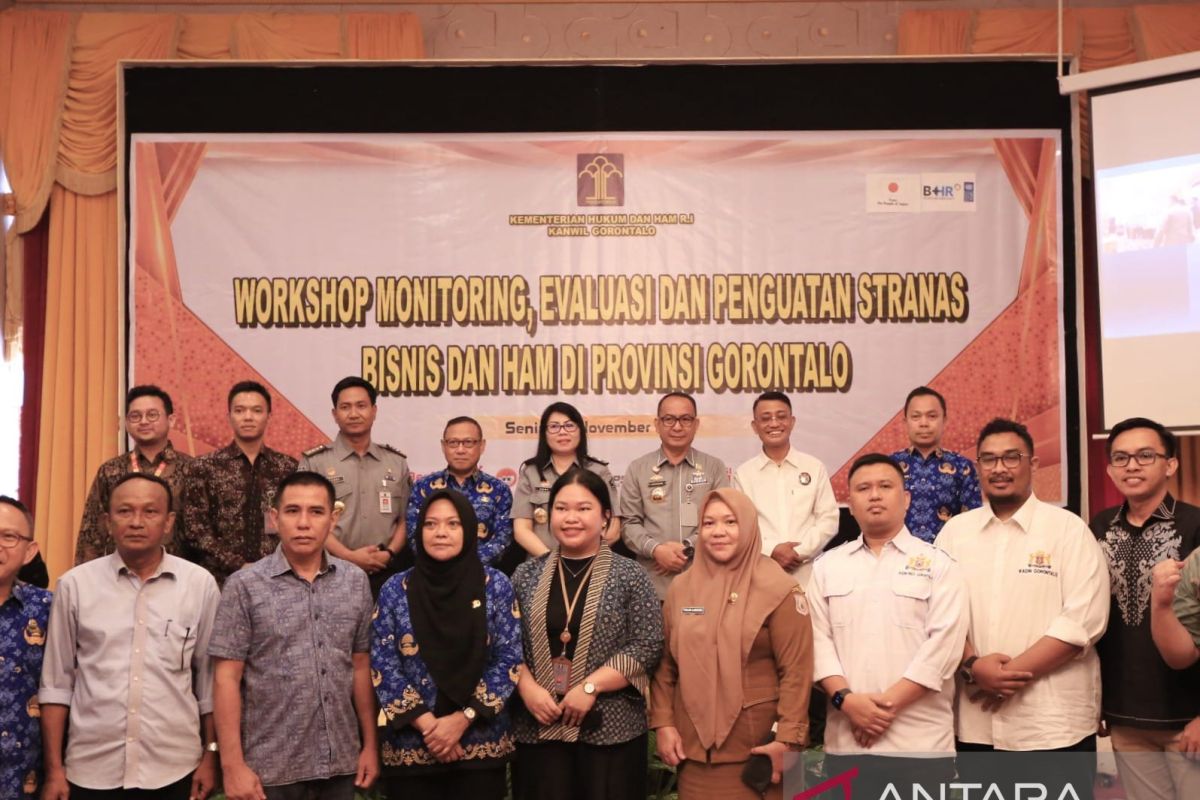 Kemenkumham Gorontalo gelar penguatan strategi nasional Bisnis dan HAM