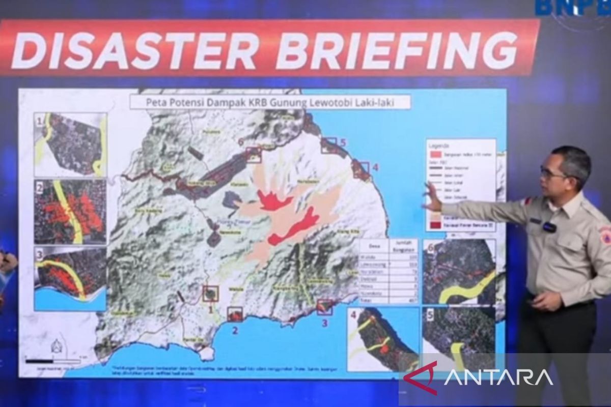 BNPB targetkan lahan bagi korban erupsi Lewotobi selesai dalam sepekan