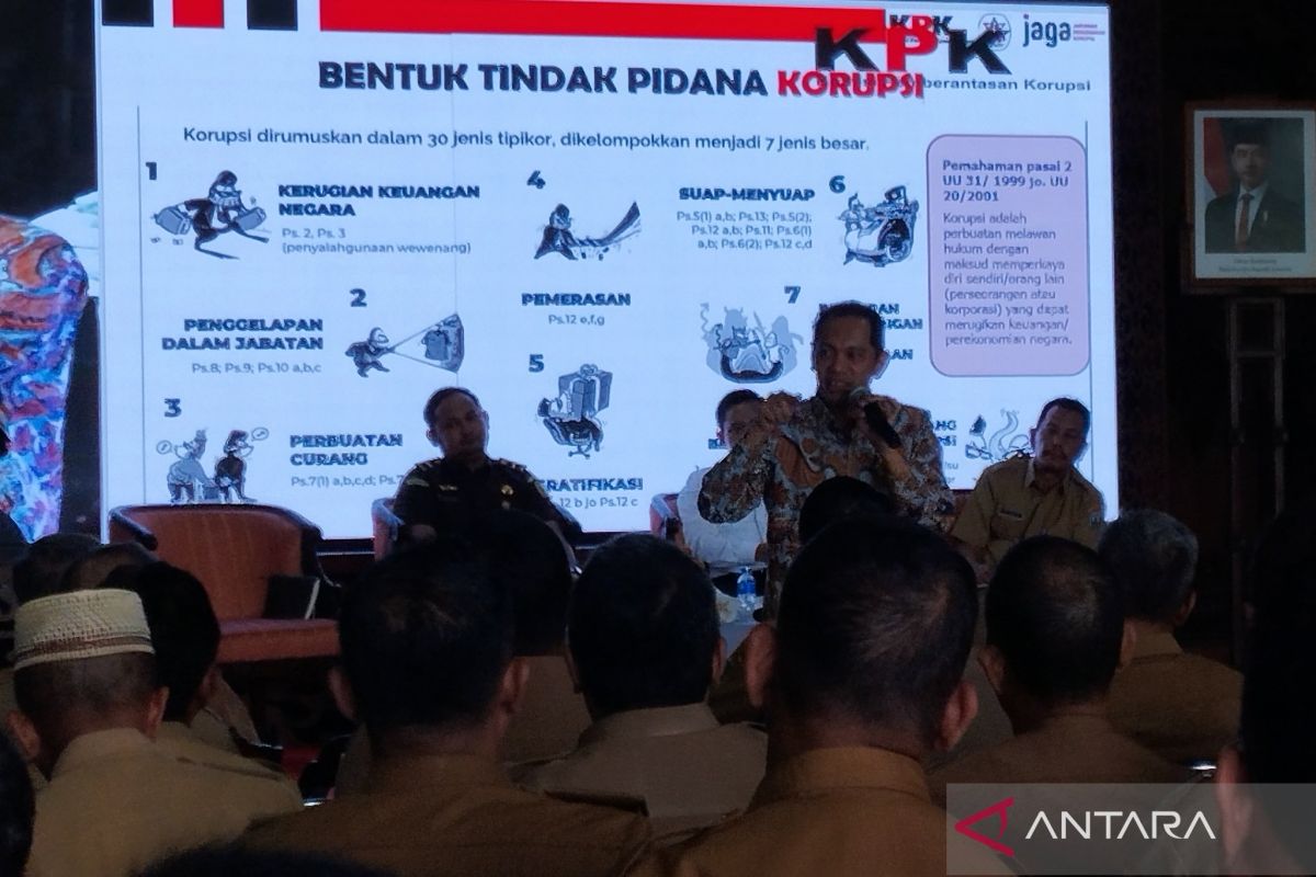 KPK berikan pemahaman antikorupsi kepada kades di Kudus