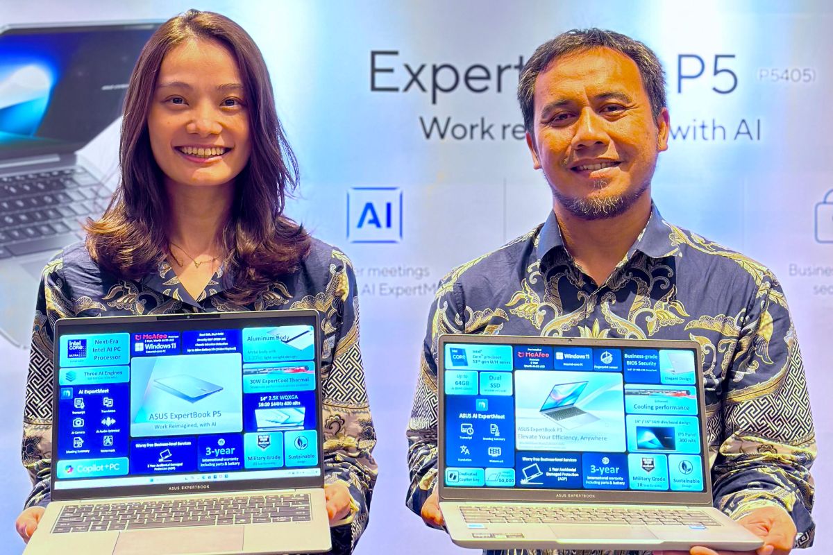 ASUS siap luncurkan ExpertBook P5