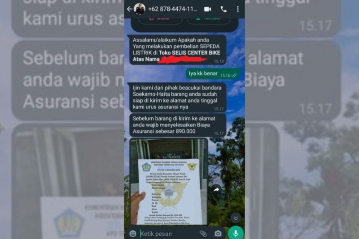 Sepeda Listrik Tak Didapat, Uang Jutaan Malah Diembat