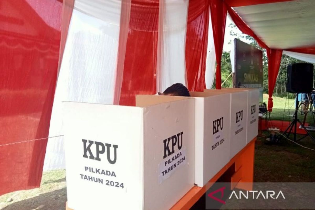 KPU Bengkulu lakukan simulasi pemungutan suara jelang pilkada