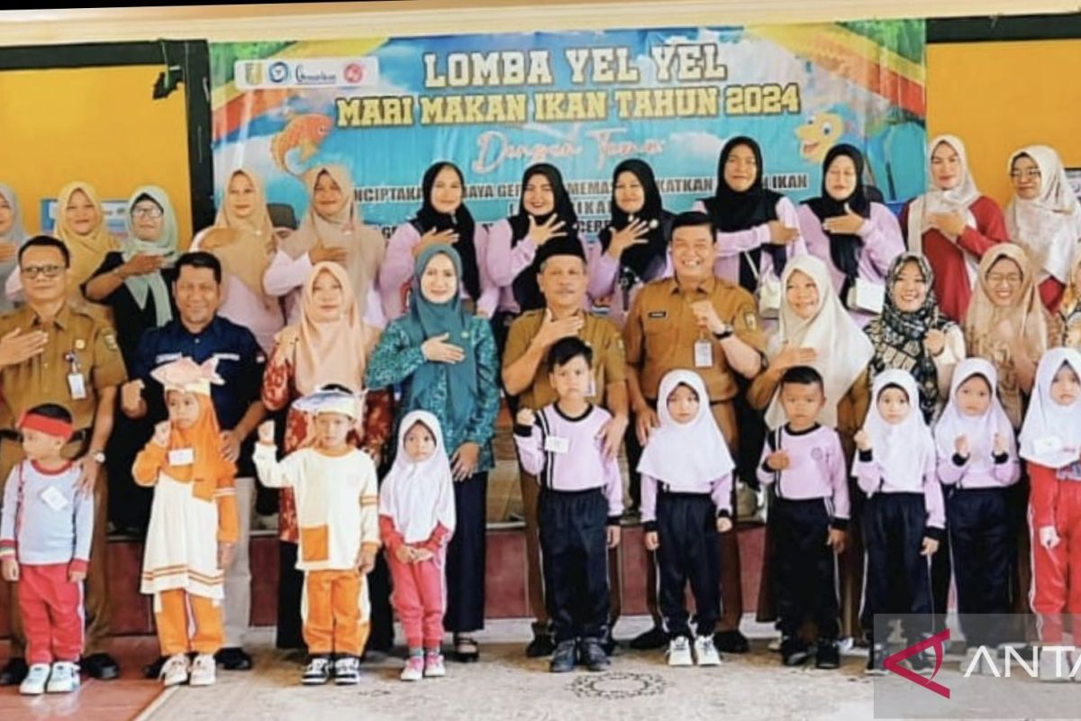 Pemkab Kuansing gelar lomba yel-yel makan ikan untuk anak TK