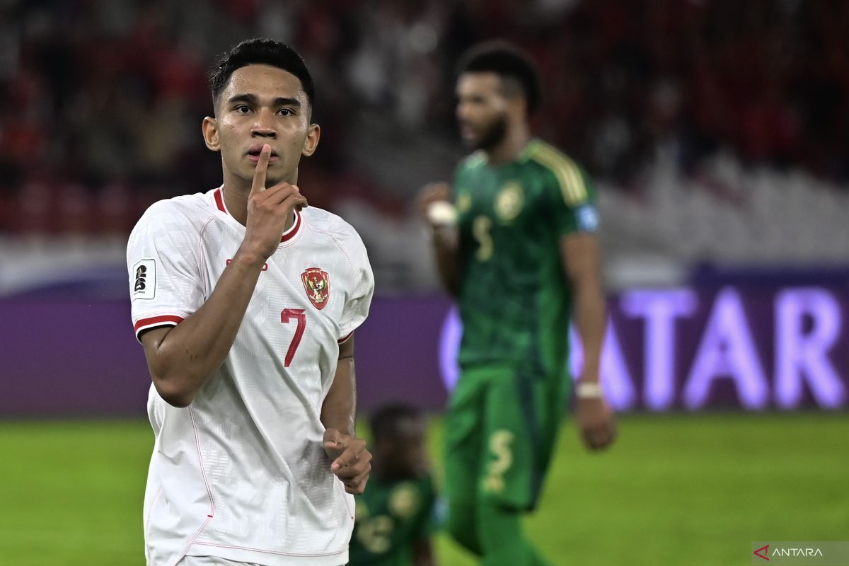 Hasil pertandingan Indonesia vs Arab Saudi: dua gol Marselino bawa Tim Garuda menang