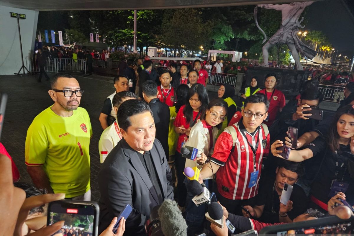 Erick sumringah dengan kemenangan pertama di kualifikasi Piala Dunia 