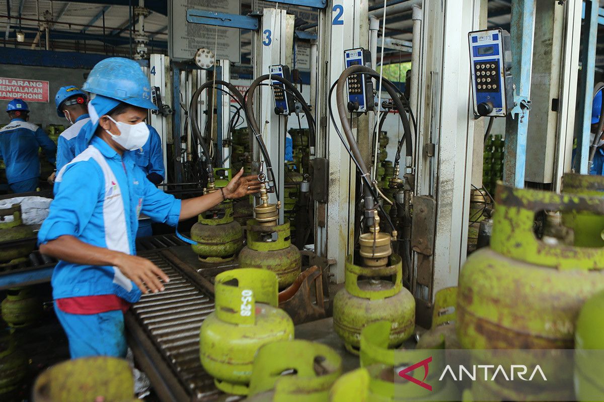 FOTO - Pertamina jamin ketersediaan elpiji subsidi jelang tahun baru