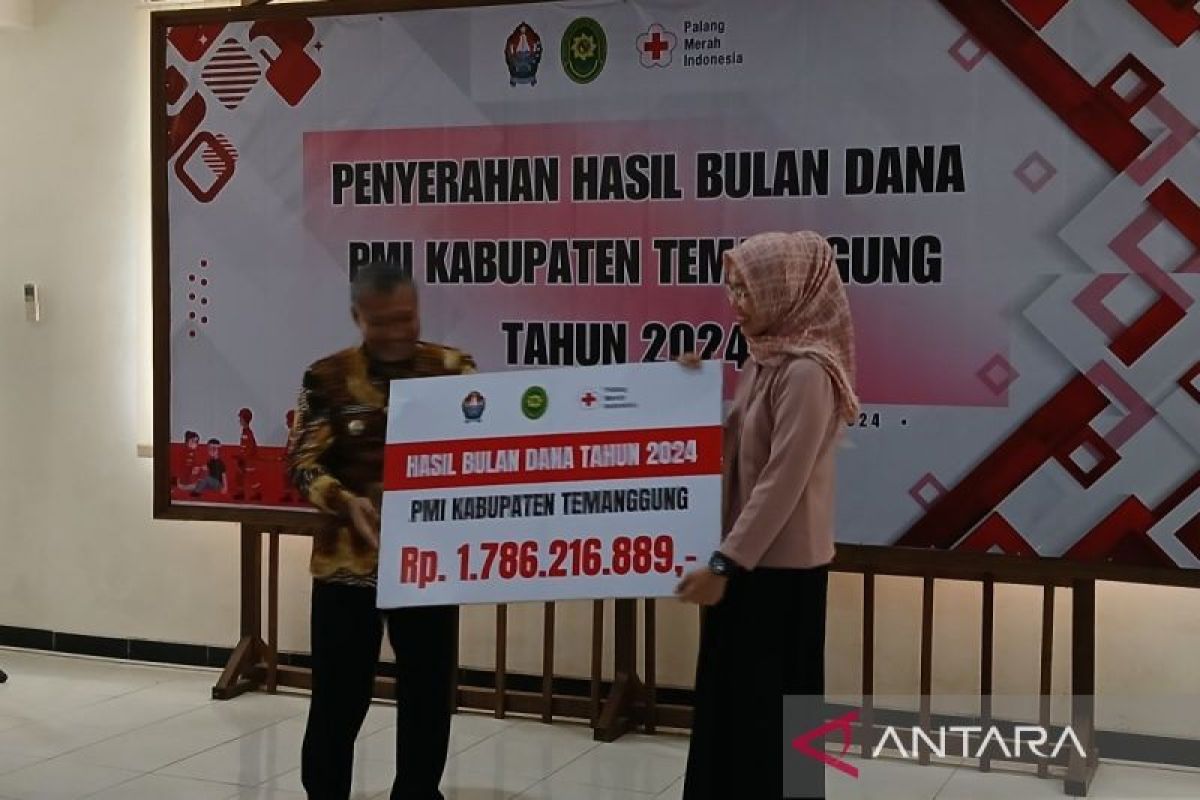 PMI  Kabupaten Temanggung himpun Rp1,786 miliar